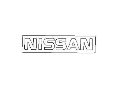 1987 Nissan Sentra Emblem - 84891-59A00