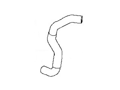 Nissan 21503-JF00A Hose-Radiator,Lower