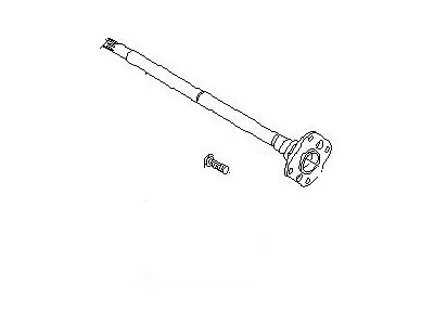 1981 Nissan 200SX Axle Shaft - 38162-S0102