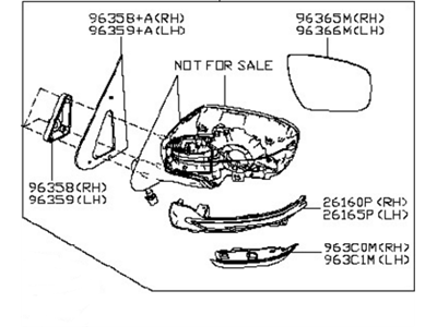 Nissan 96301-1KM0C