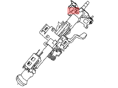 Nissan 48810-3TA1C Column Assy-Steering,Upper