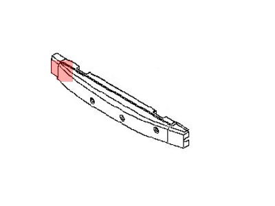 Nissan 62090-ZB000 Energy ABSORBER-Front Bumper