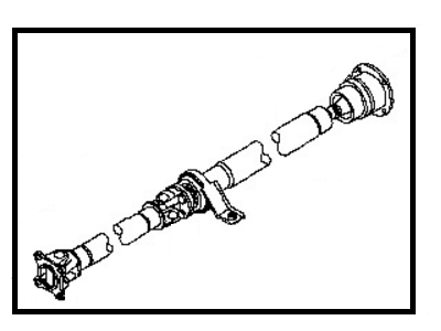 Nissan 37200-JF02A PROPELLER Shaft