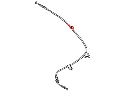 2015 Nissan NV Parking Brake Cable - 36531-3LN0A