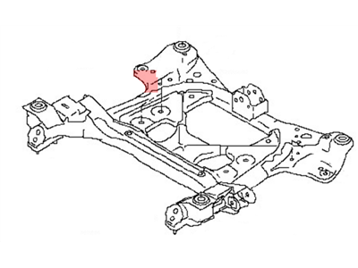 2017 Nissan GT-R Front Cross-Member - 54401-62B0B