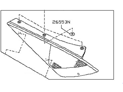 Nissan 350Z Back Up Light - 26550-CF40A