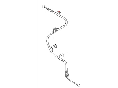 Nissan 36531-9E010 Cable Assy-Brake,Rear LH