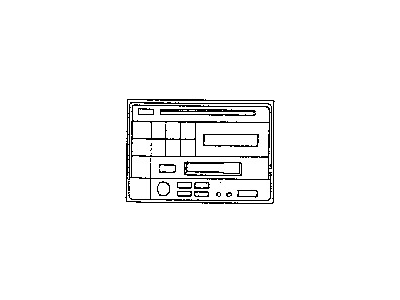 Nissan 28188-8Z000 Radio Unit,W/CD And Cassette