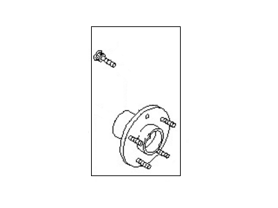 Nissan 40202-2Y000 Hub Assembly-Road Wheel,Front