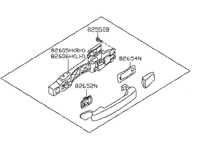 Nissan 82607-ET01A