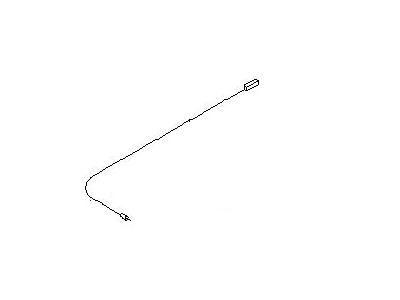 1994 Nissan Quest Sunroof Cable - 91214-0B005