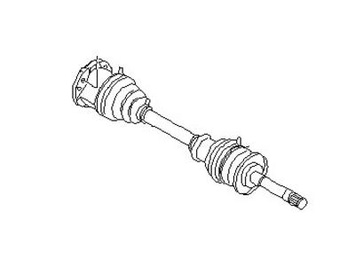 Nissan 39100-41W00 DRIVESHAFT Front, RH