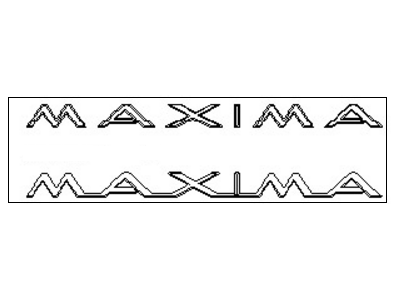 Front Grille Emblem For 2019-2022 Nissan Altima / Maxima – Chrome Black – OEM 62889-6CA0A