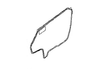 Nissan 80861-9BL0A Screen Seal Front LH