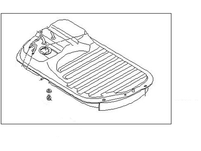 1983 Nissan 200SX Fuel Tank - 17202-N8511