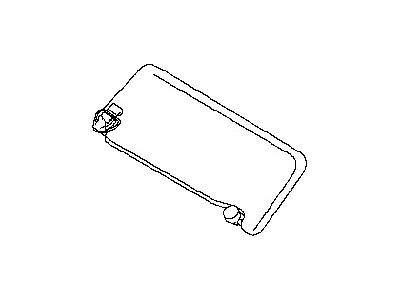 Nissan 96400-7S063 Right Sun Visor Assembly