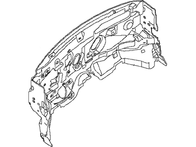 Nissan 67900-3JV0A Insulator-Dash Lower