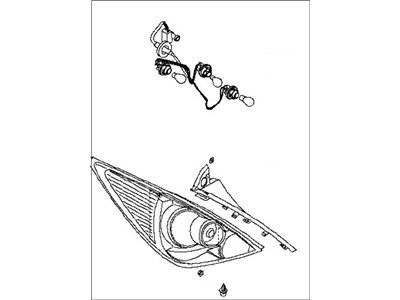 Nissan 26550-EM30A Lamp Assembly-Rear Combination,RH