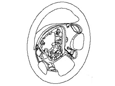 Nissan 48430-3KF7A Steering Wheel Assembly W/O Pad