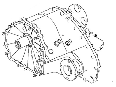 2020 Nissan Titan Transfer Case - 33100-EZ30A