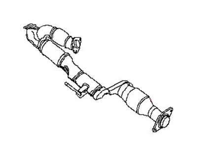 2014 Nissan Pathfinder Exhaust Pipe - 20010-3JV0A
