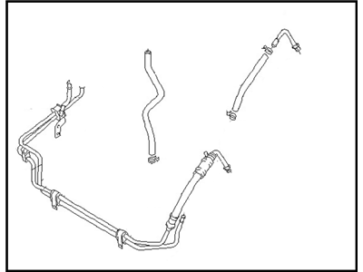 2001 Nissan Frontier Power Steering Hose - 49721-9Z011