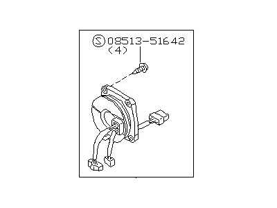 Nissan 25554-7Z827 Clock Spring Steering Air Bag Wire