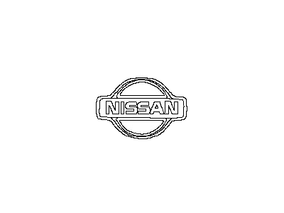 Nissan 65890-7Z800 Front Emblem