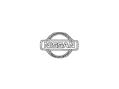 Nissan 62890-1LB0A Emblem-Front