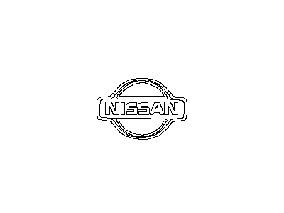 Nissan 84890-JM00A Rear Emblem