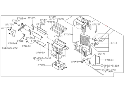 Nissan 27110-9Z302 Heating Unit Assy-Front