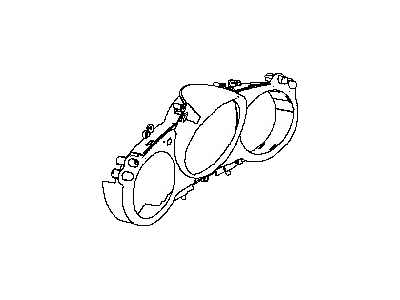 Nissan 24811-1EA0A Combination Meter Housing Lower