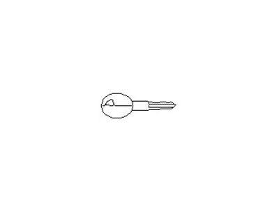 Nissan KEY00-00112 Key-Blank,Fashion