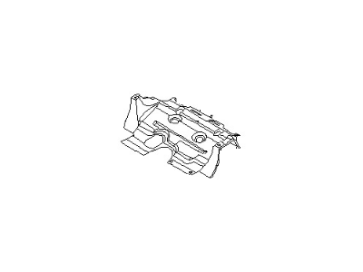 Nissan 75892-4W000 Cover Engine Lower