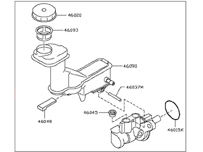 Nissan D6010-JG80A Cylinder Assy-Brake Master