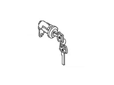 2014 Nissan NV Door Lock Cylinder - H2600-1PA0A