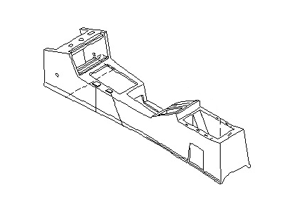 Nissan 96910-W3204 Console Center BRN