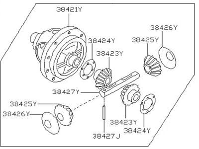 Nissan Differential - 38420-AR000