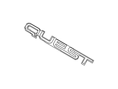 2014 Nissan Quest Emblem - 90895-1JA0A