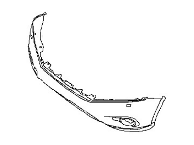 Nissan 62022-9CZ0H Bumper Set Front