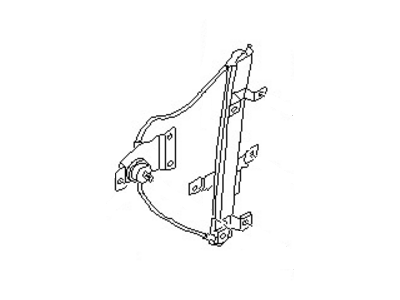 Nissan 80701-50A11 Regulator Assy-Door Window,LH