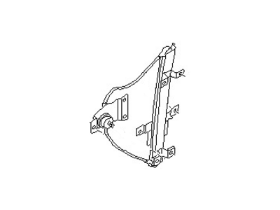 1988 Nissan Sentra Window Regulator - 80700-50A10