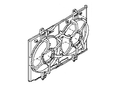 Nissan Rogue Fan Shroud - 21483-JG30A