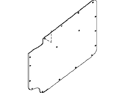 Nissan 82900-1PF0A Finisher Assy-Rear Door,RH