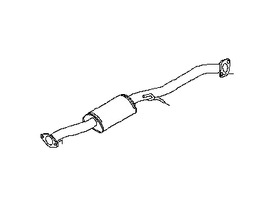 Nissan 20300-1AA2A Exhaust, Sub Muffler Assembly