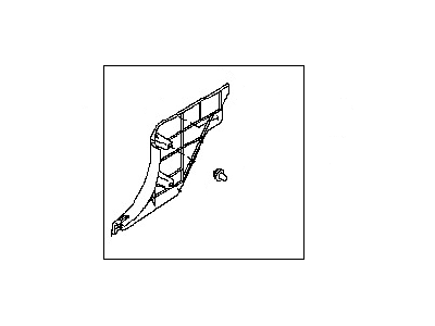Nissan 66900-1EA0A FINISHER Side RH Blu