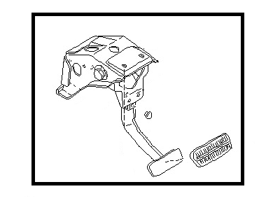 2001 Nissan Frontier Brake Pedal - 46501-3S500