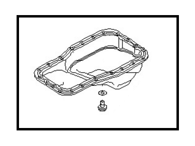 Nissan 11110-44W00 Oil Pan