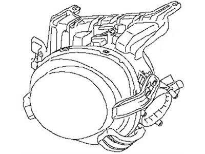 Nissan 26025-3YM2A Headlamp Housing Assembly, Passenger Side