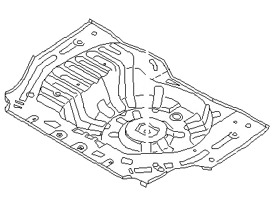 Nissan 74514-4Y930 Floor-Rear,Rear